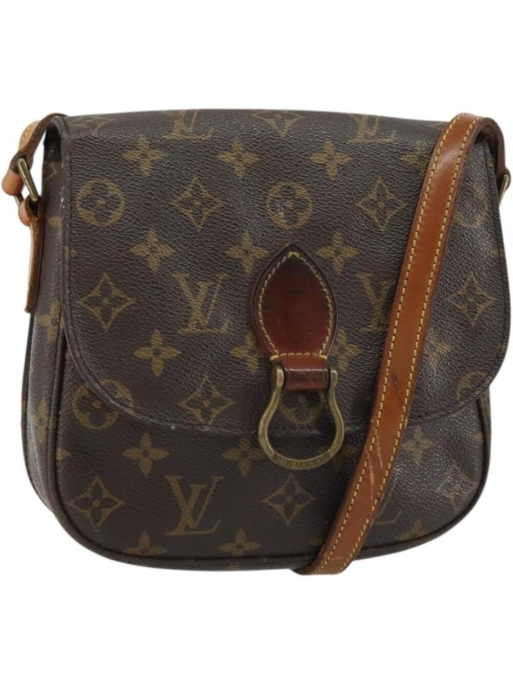 LOUIS VUITTON Monogram Saint Cloud MM Shoulder Bag M51243